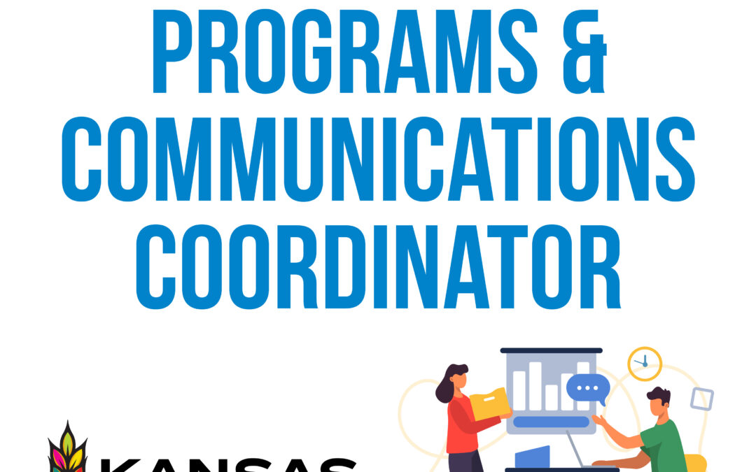 New Job Opportunity: Programs and Events Coordinator